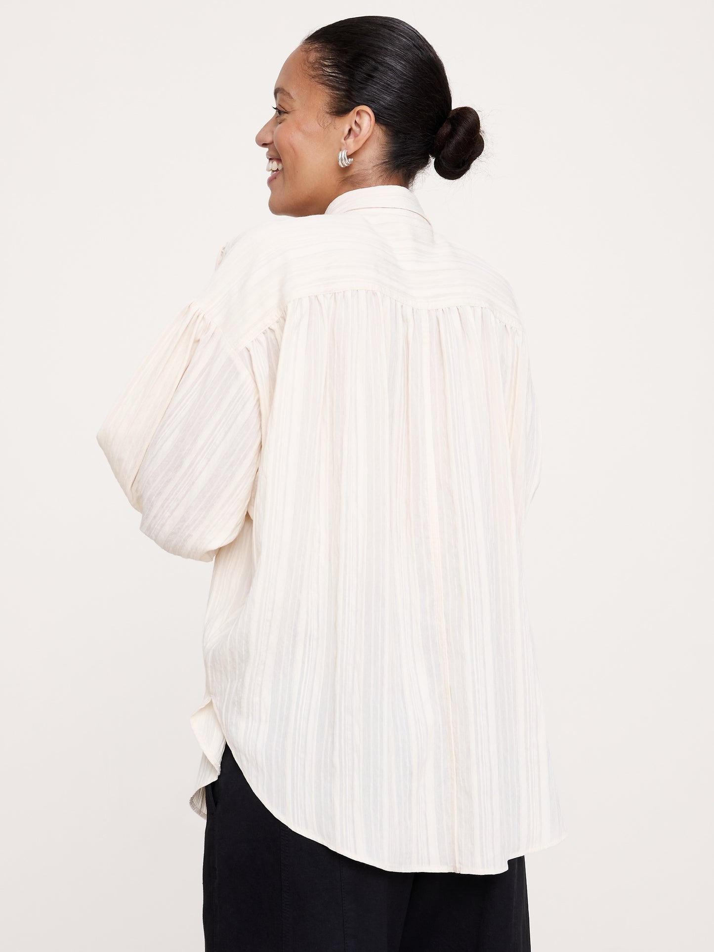Oversized Textured Tunic