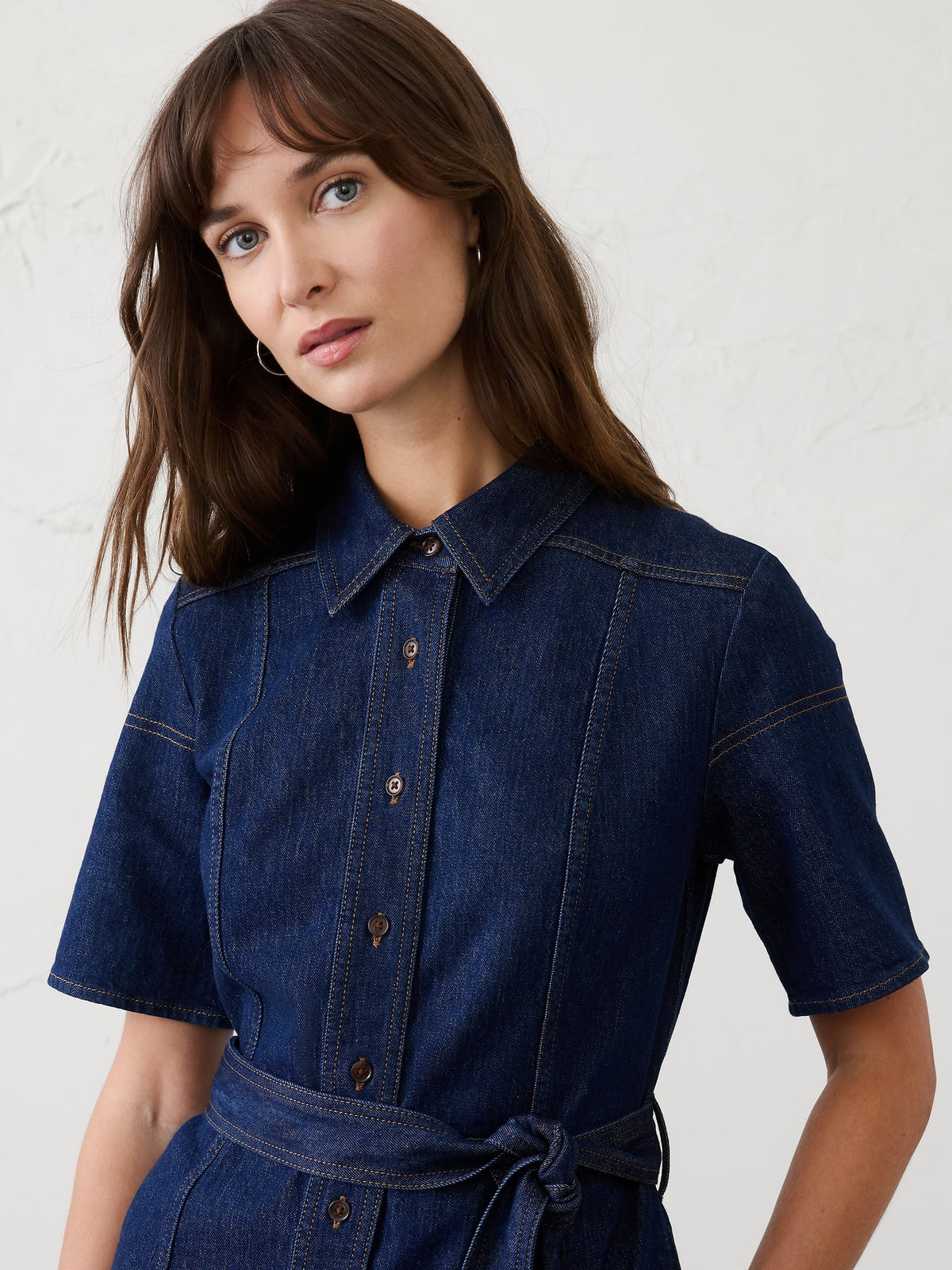 Denim Midi Shirtdress