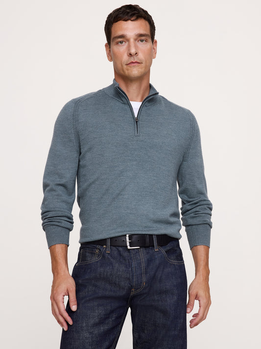Merino Half-Zip Sweater