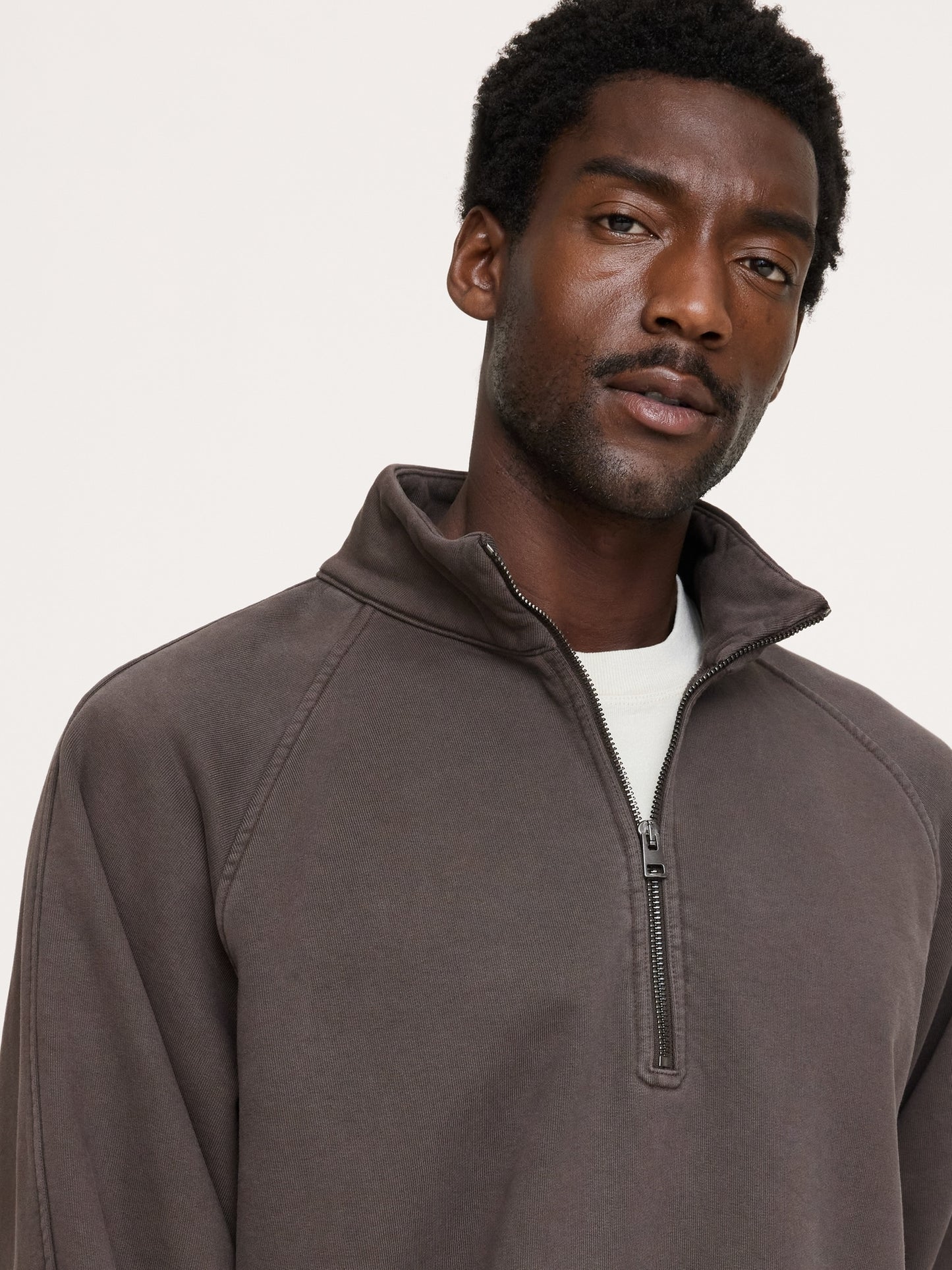French Terry Quarter-Zip Sweatshirt