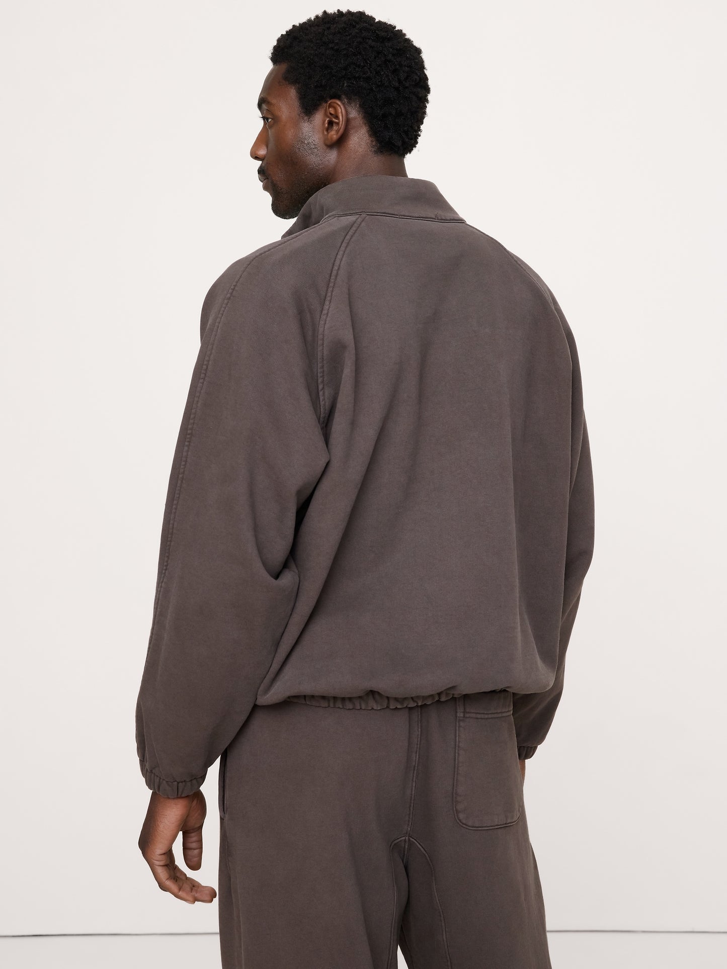 French Terry Quarter-Zip Sweatshirt