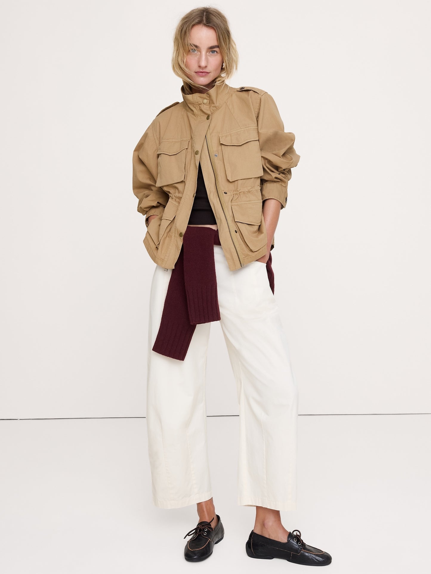 Ripstop Cotton Flight Jacket