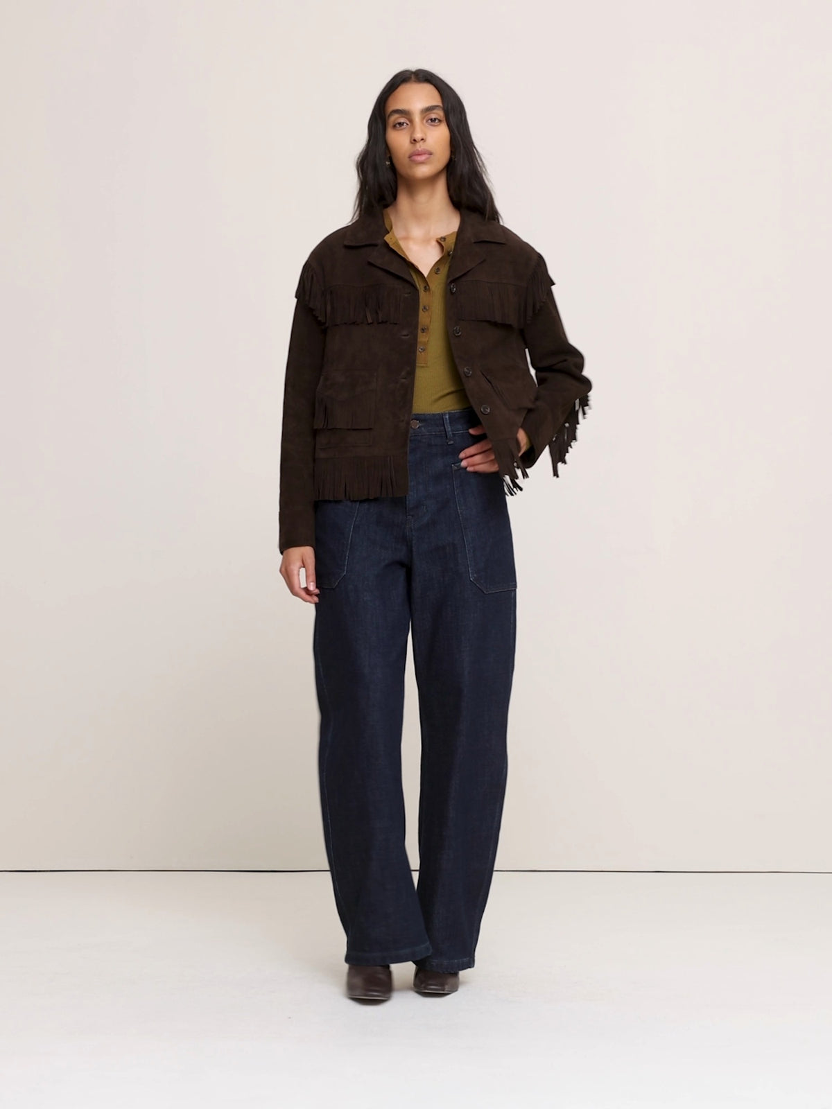 Heritage Suede Fringe Jacket
