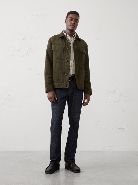 Vegan Suede Jacket