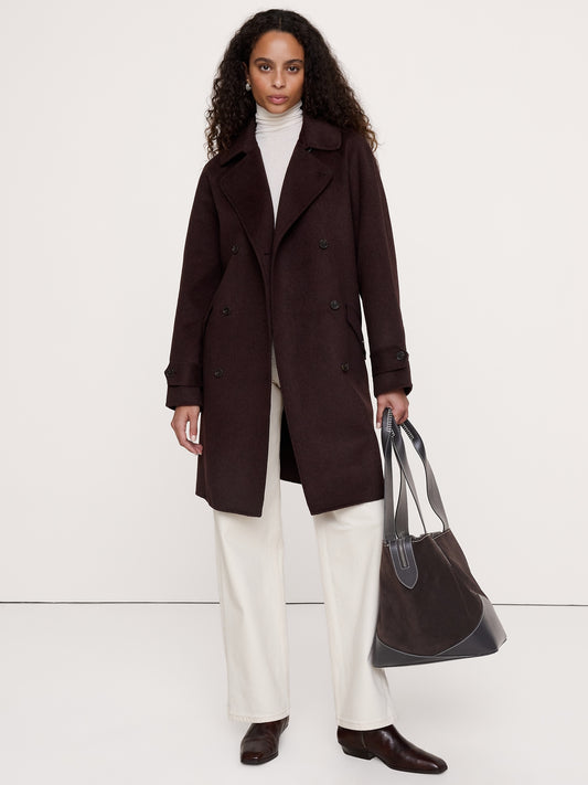 Archive Reissue Double-Faced Cape-Back Trench Coat