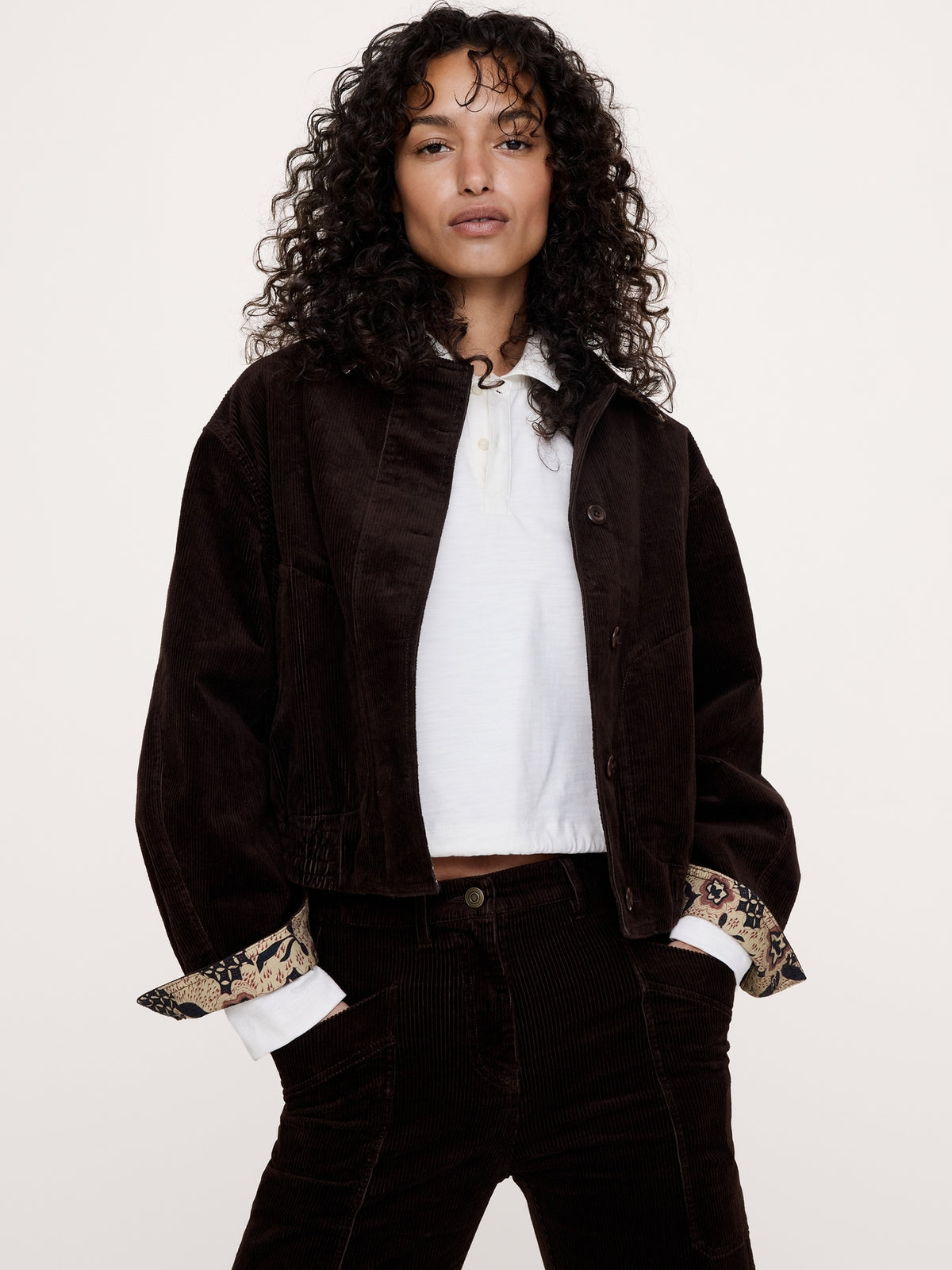 Corduroy Bomber Jacket