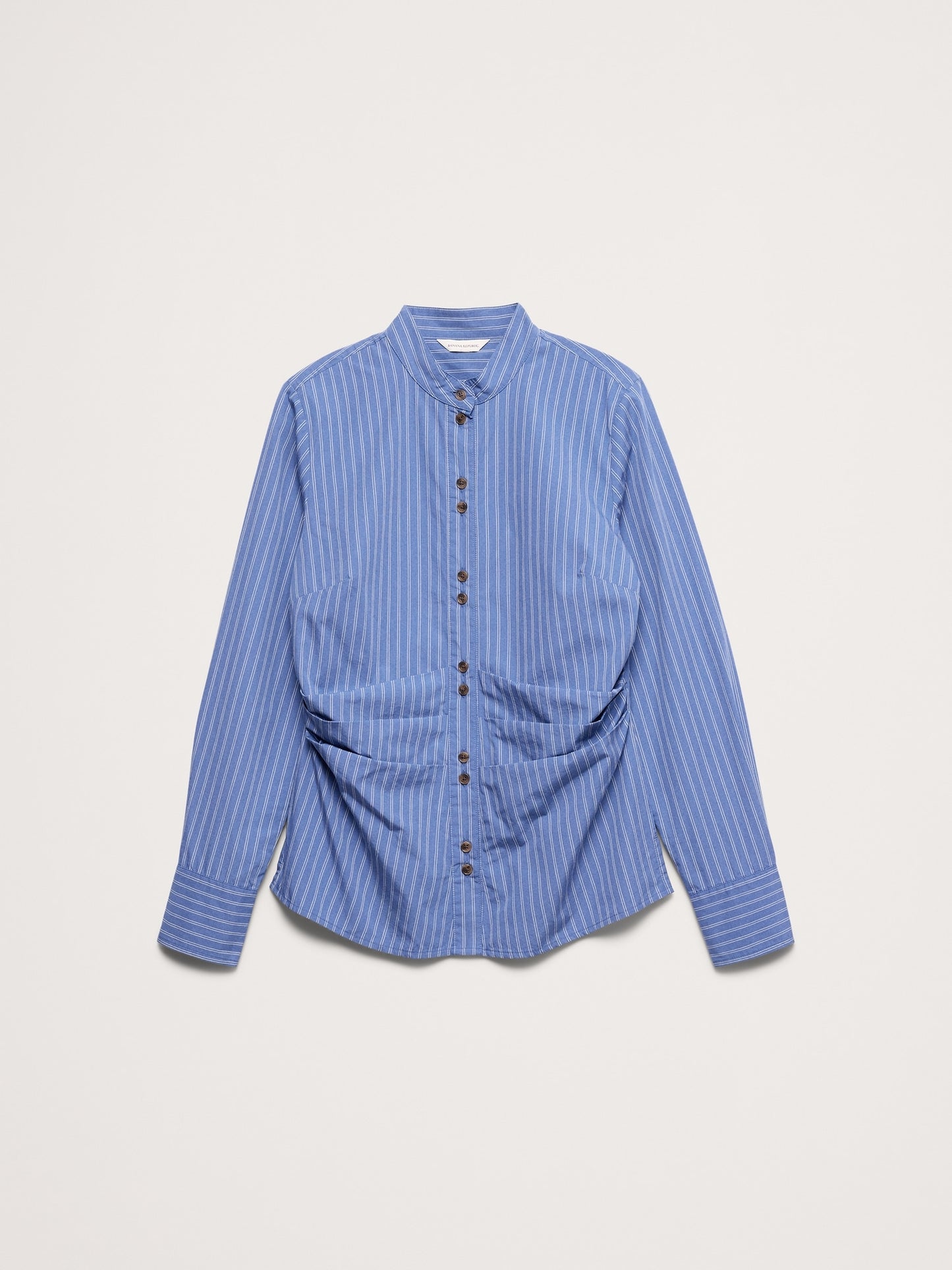 Cotton Pleated-Waist Top