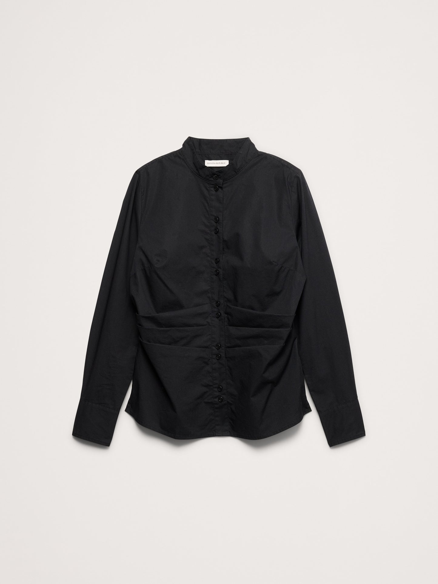 Cotton Pleated-Waist Top