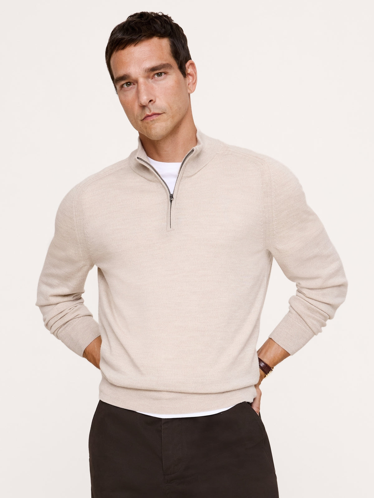 Merino Half-Zip Sweater