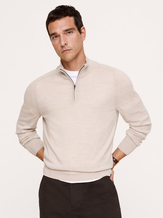 Merino Half-Zip Sweater