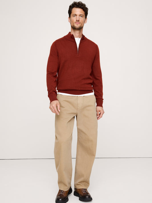 Merino Half-Zip Sweater
