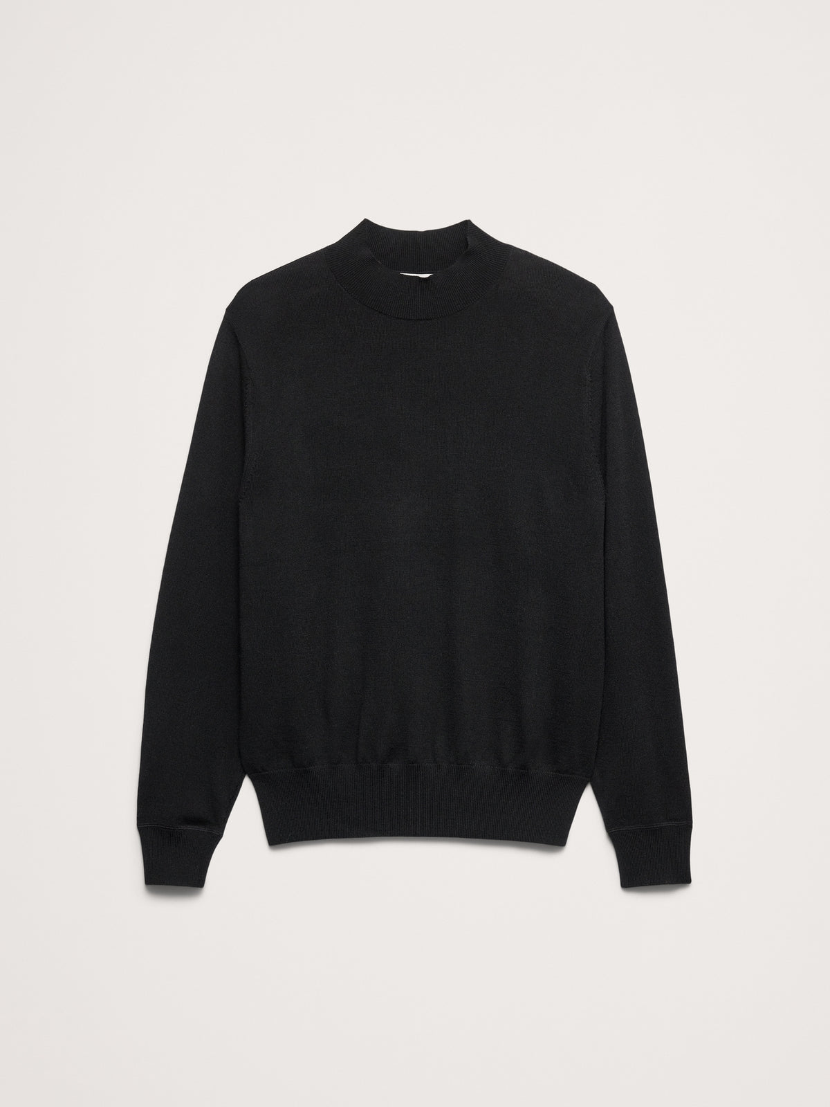 Merino Mock-Neck Sweater