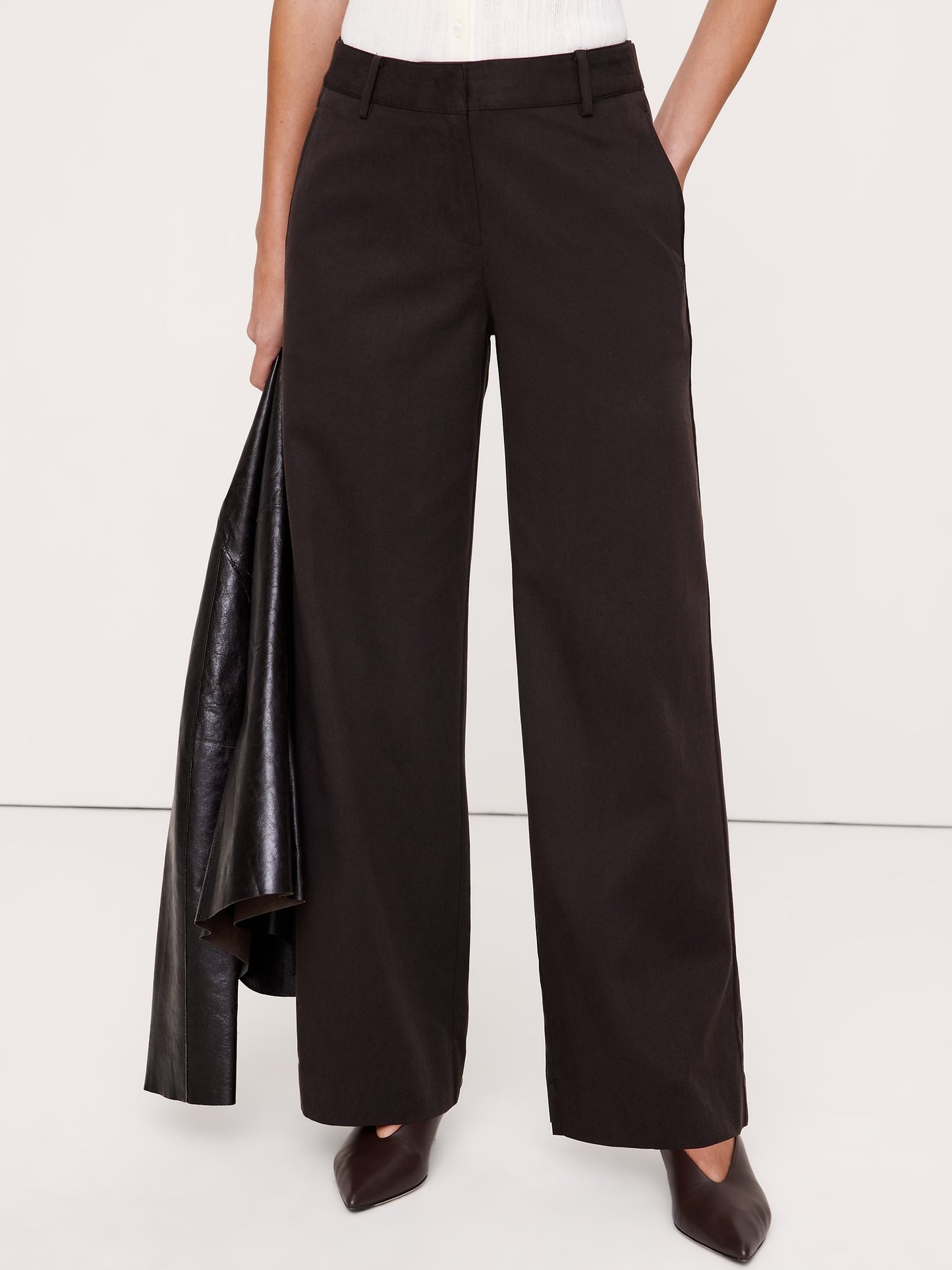 The Everyday Wide-Leg Pant in Tencel™-Cotton