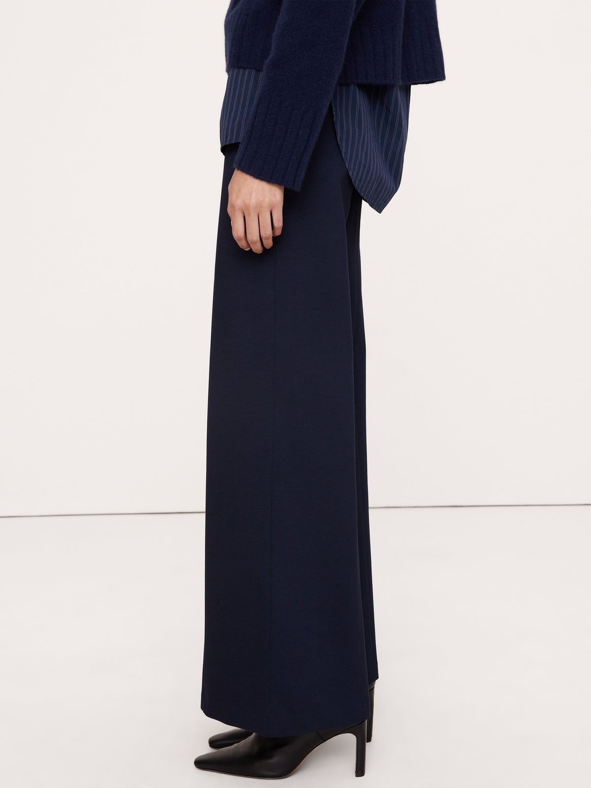 High-Rise Wide-Leg Everywhere Ponte Pull-On Pant