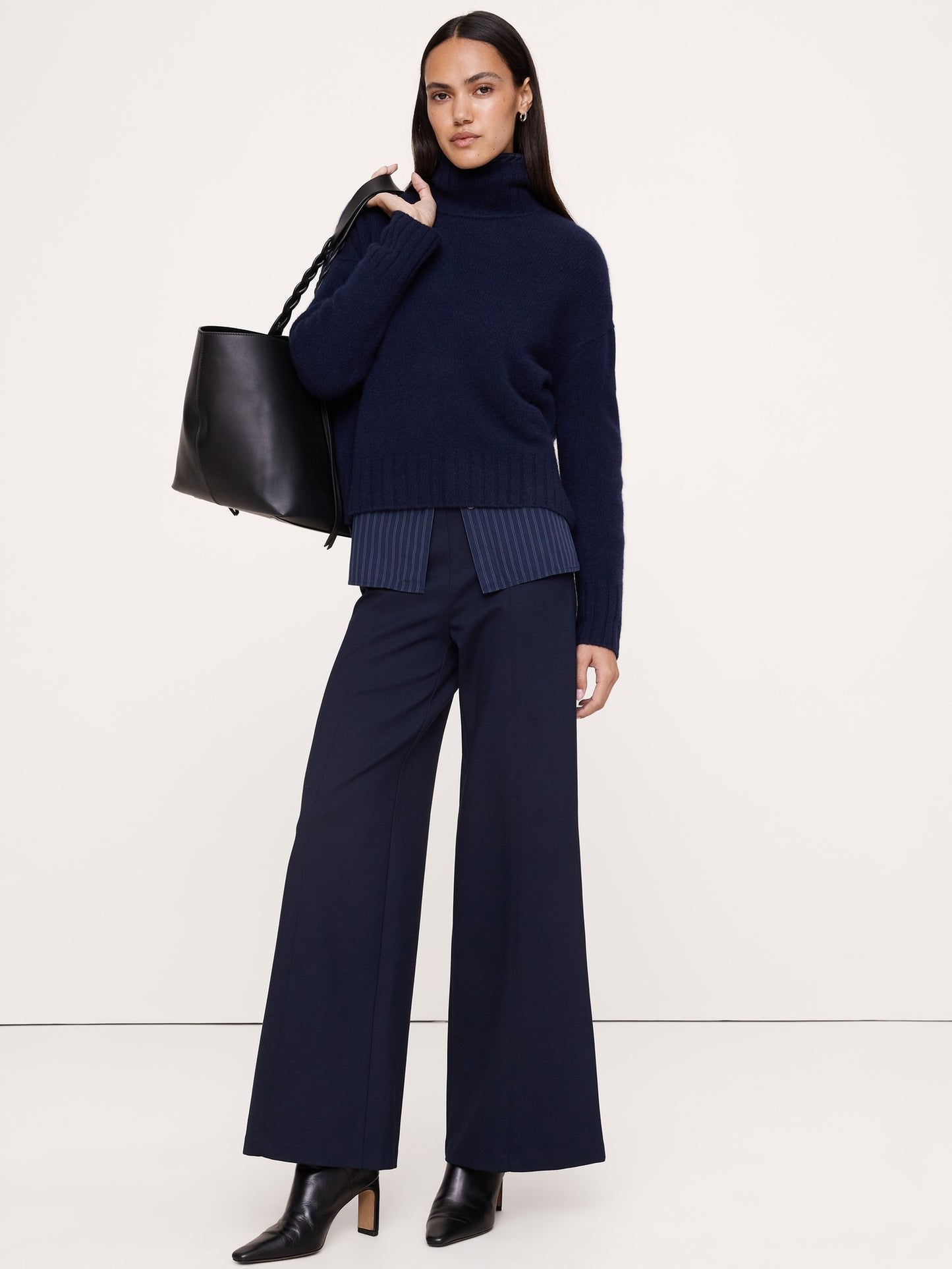 High-Rise Wide-Leg Everywhere Ponte Pull-On Pant