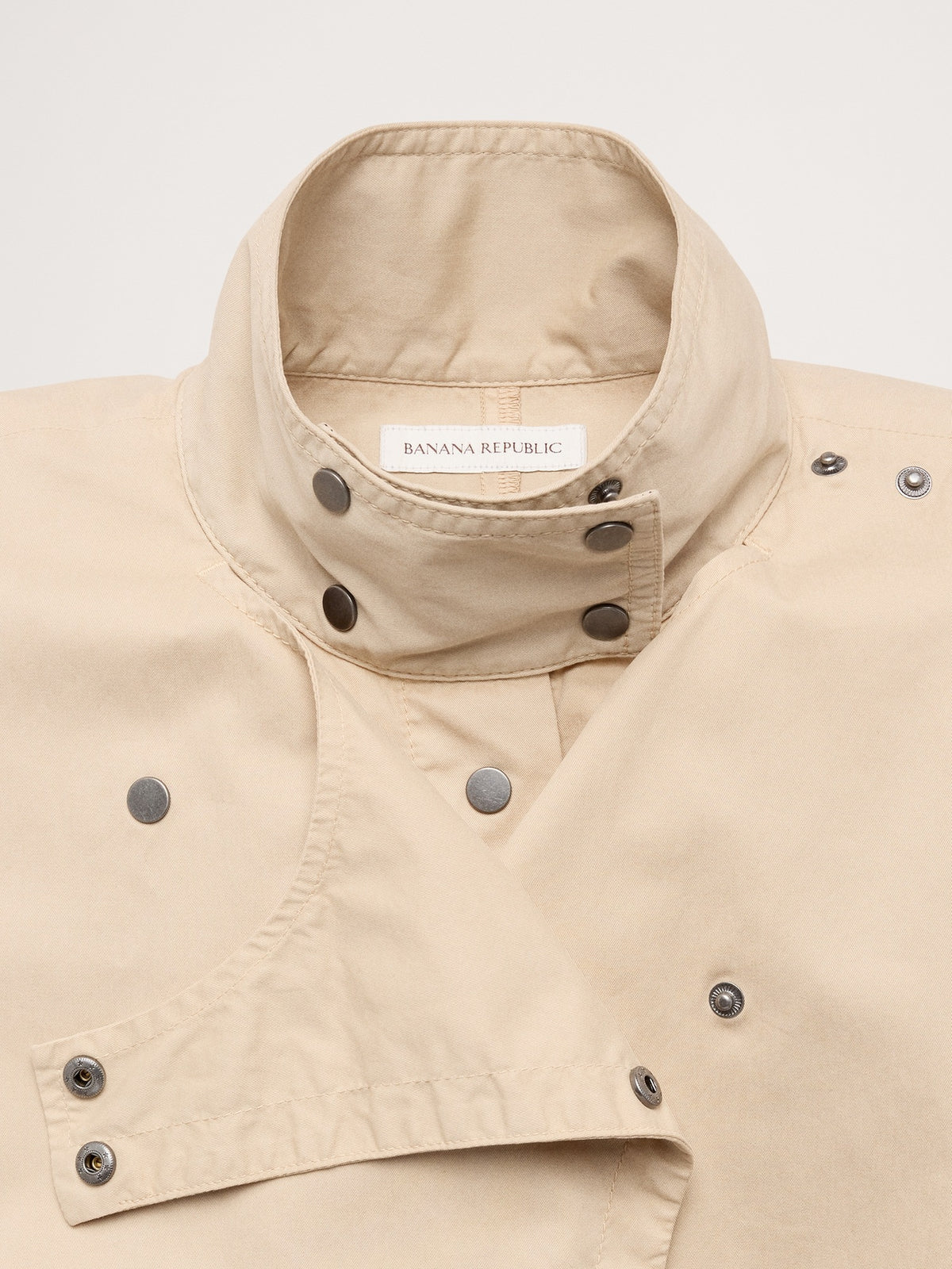 Cotton Twill Utility Trench Dress