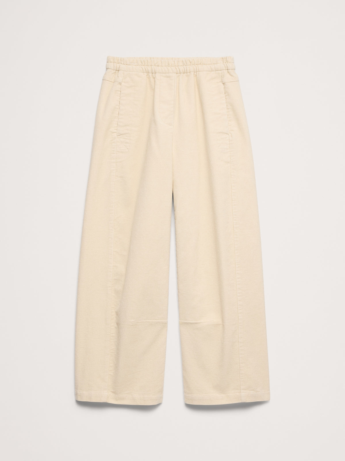 Mid-Rise Relaxed Corduroy Painter Pull-On Pant