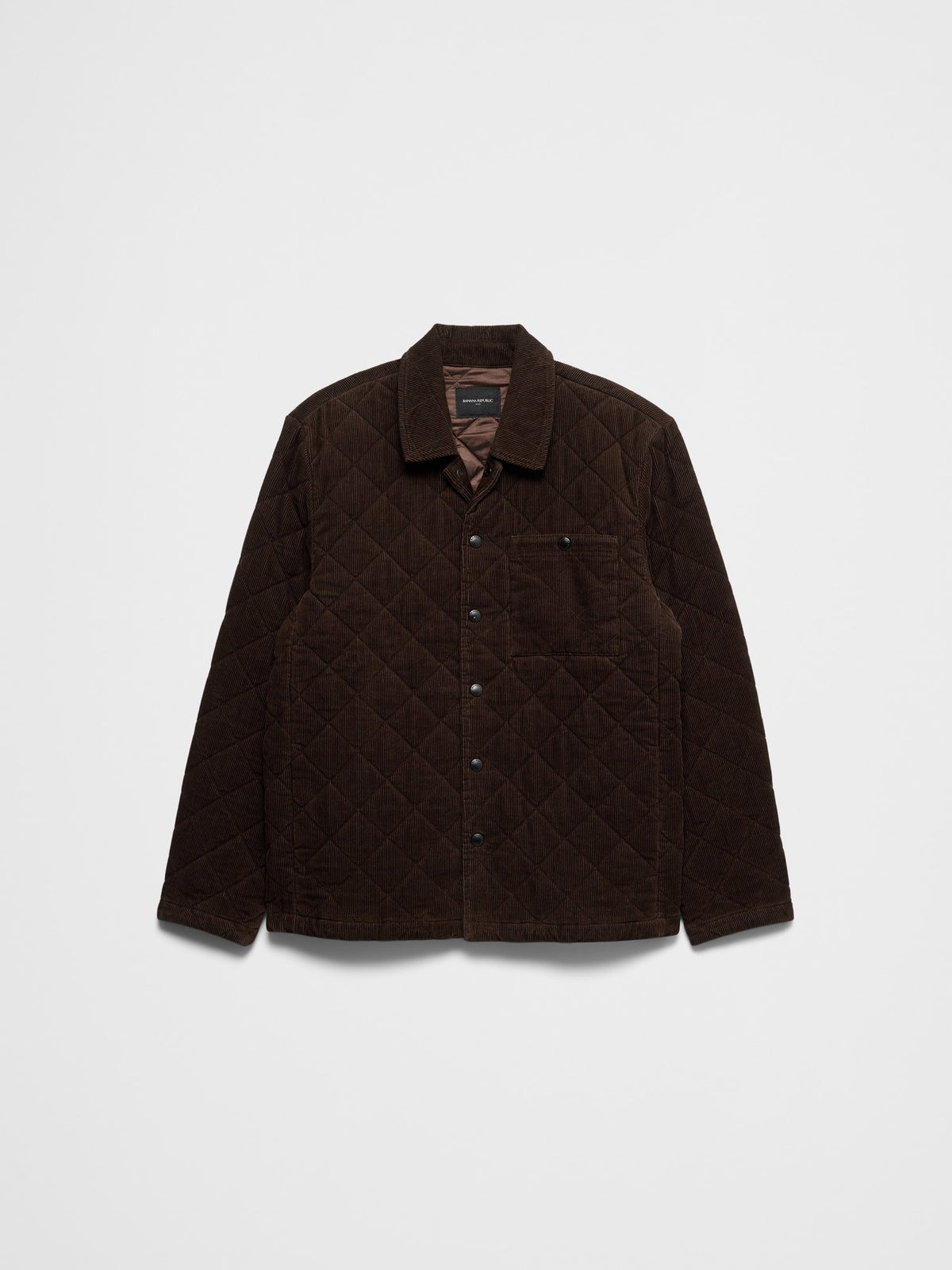 Corduroy Quilted Shirt Jacket