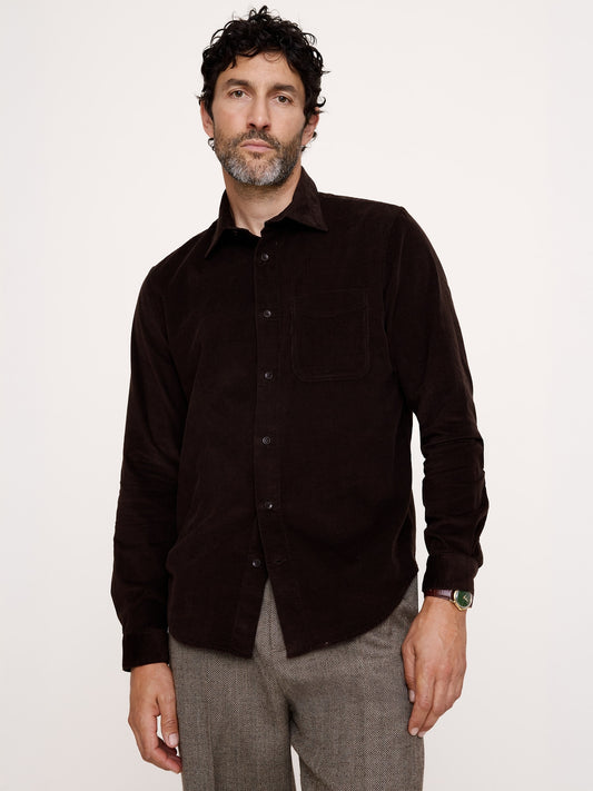 Standard-Fit Lightweight Corduroy Shirt