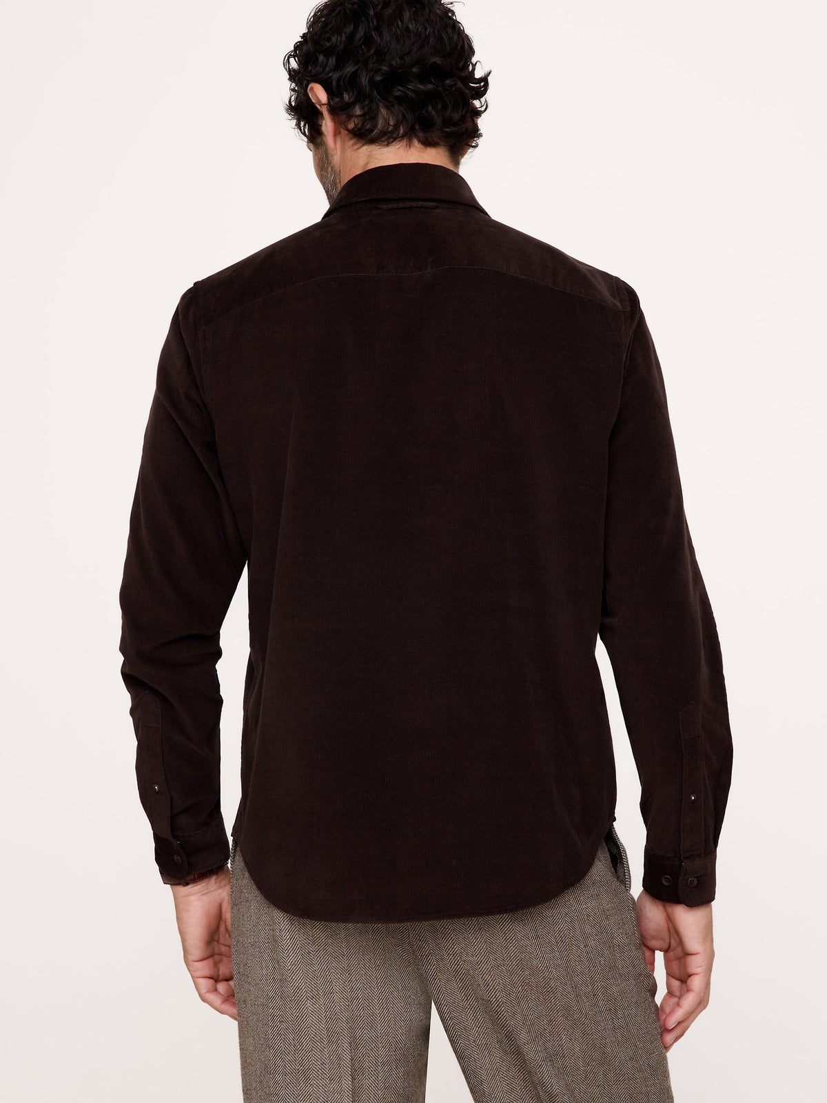Standard-Fit Lightweight Corduroy Shirt
