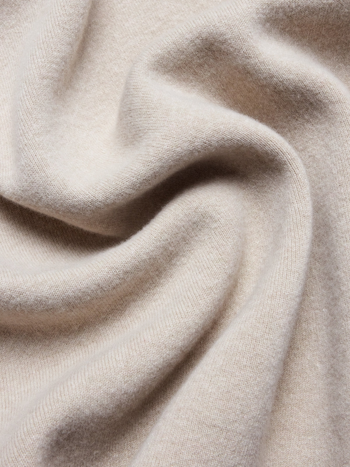 Felted Wool Mock-Neck Sweater