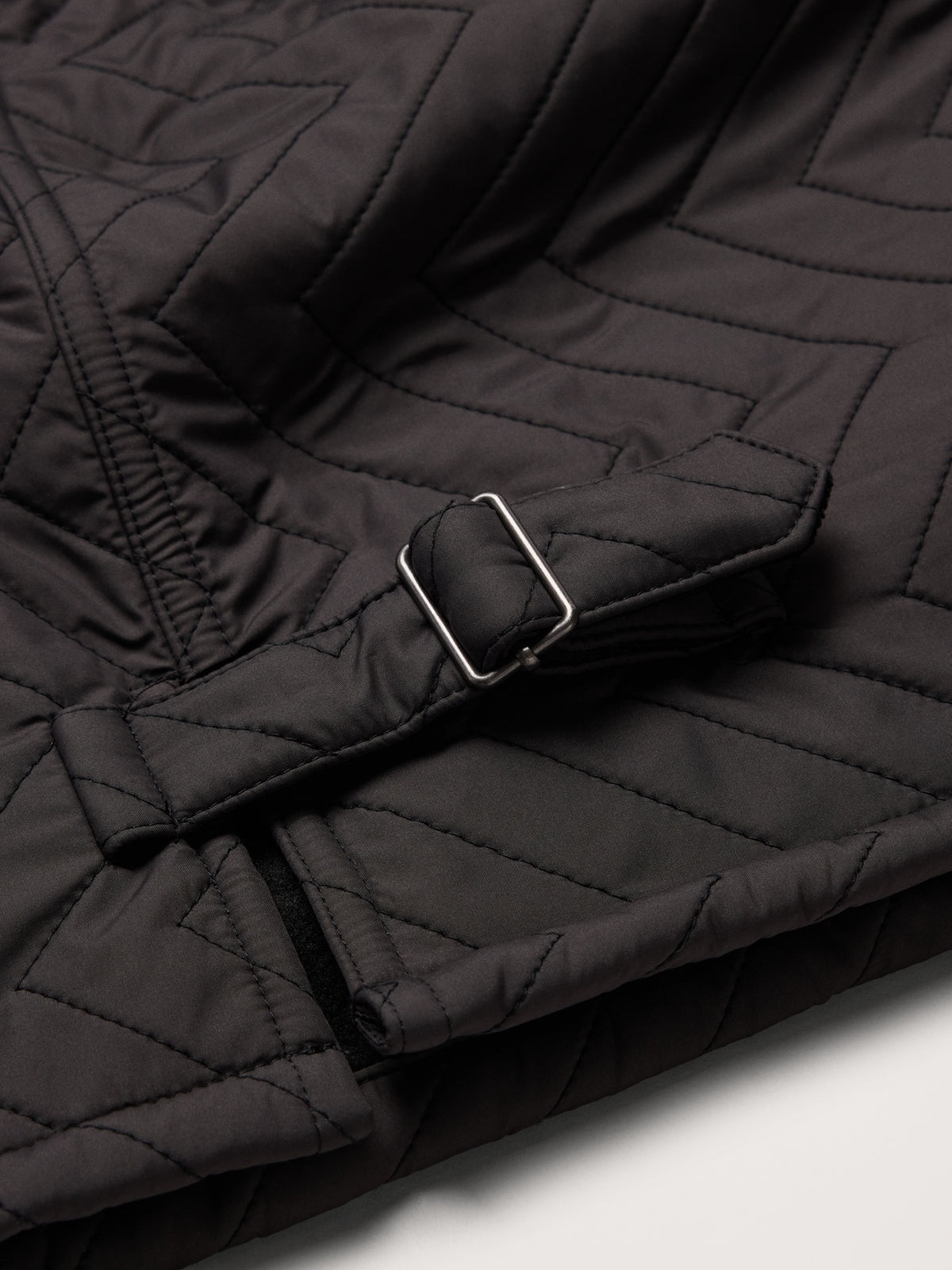 Herringbone Quilted Moto Vest
